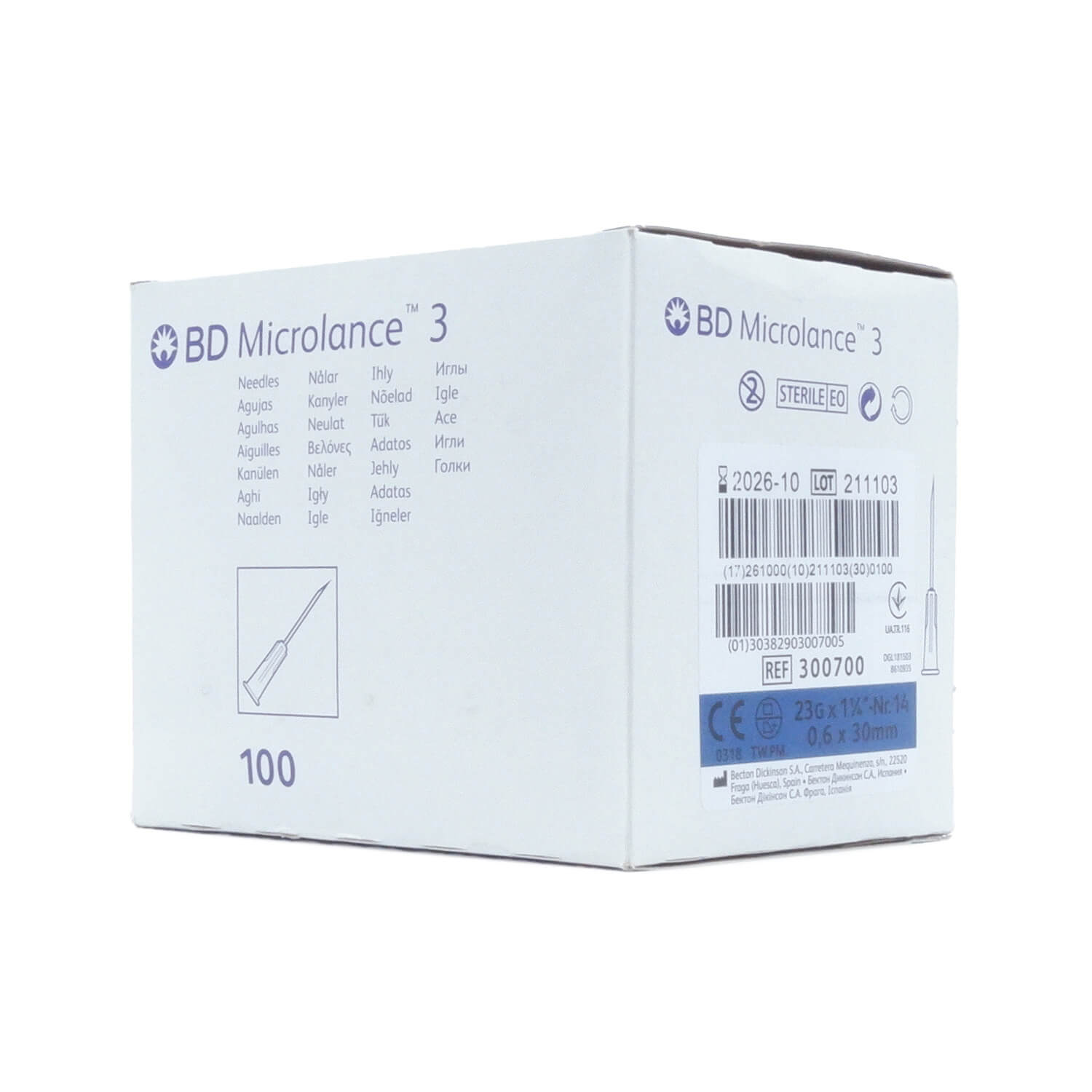 Bd Microlance Color Microlance 23g